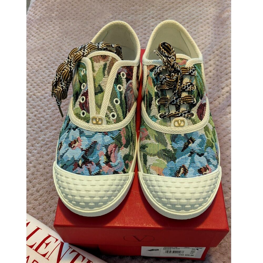 Valentino Garavani NIB Bay By Bay Floral Ballerina Sneakers